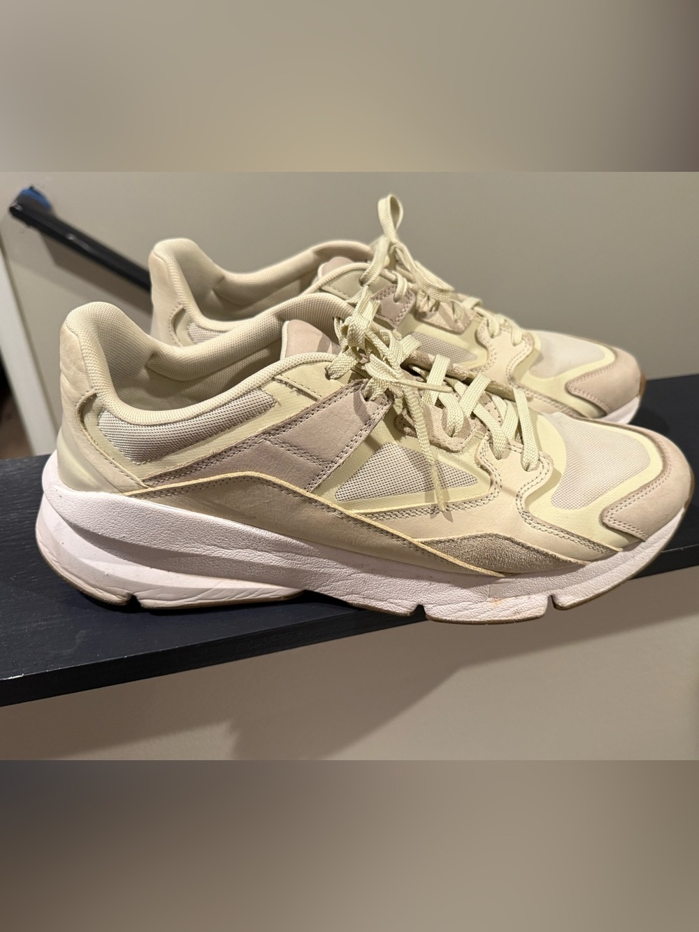 Neutral Cream/Taupe Under Armour shoes